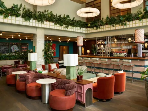Lounge en bar van The Hoxton, Brussels