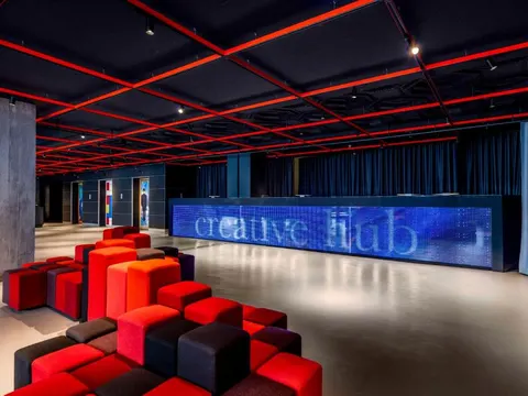 Interieur van nhow Brussels Bloom