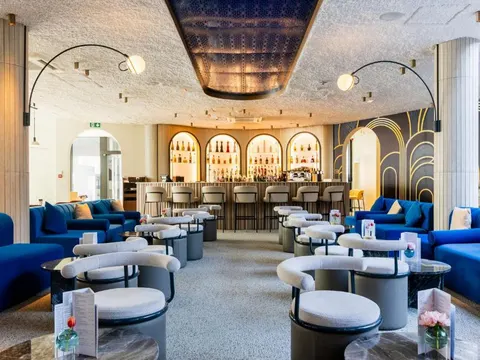 Interieur van The Liman Hotel in Brussel