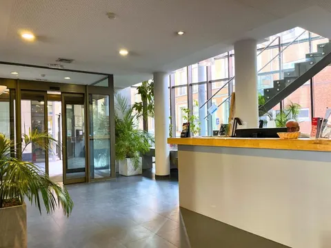 Receptie van Youth Hostel van Gogh, Sint-Joost, Brussel
