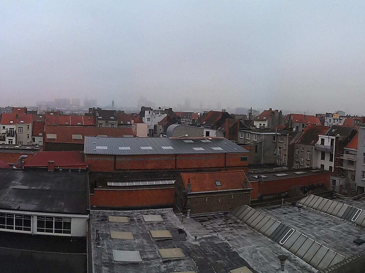Daken van de buurt Sint-Jans-Molenbeek, Brussel